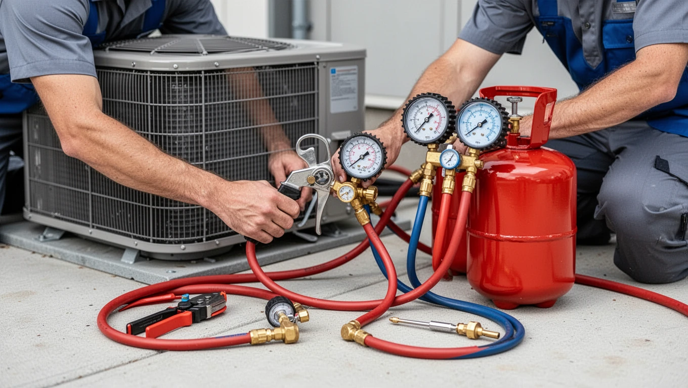 AC Refrigerant Recharge