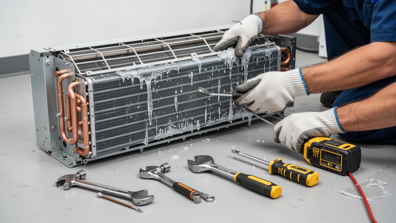 Frozen AC Coil Repair